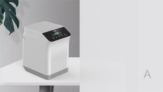 Home PM2.5 Duct Air Cleaner Hepa And Carbon Filter Air Purifier With Digital Display