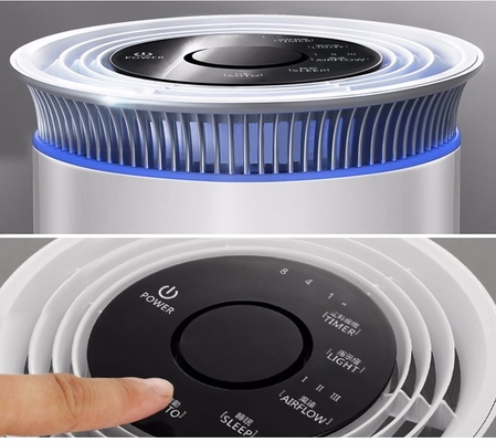 120m3/H Desktop Air Purifier Ultraviolet Light H13 Hepa Filter Air Purifier
