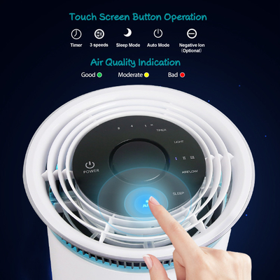 Commercial 24W PM2.5 Air Filter Customized Office Desktop Air Purifier