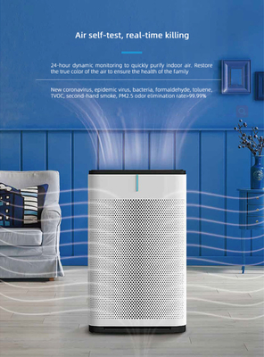 Smart True 5 In1 HEPA Large Room Air Cleaner Air Purifier For Allergies And Asthma