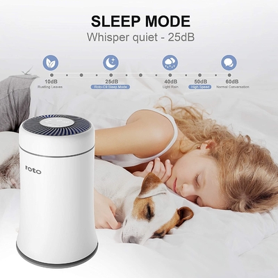 HEPA Home 24W Floor Standing Air Purifier smart lED display screen