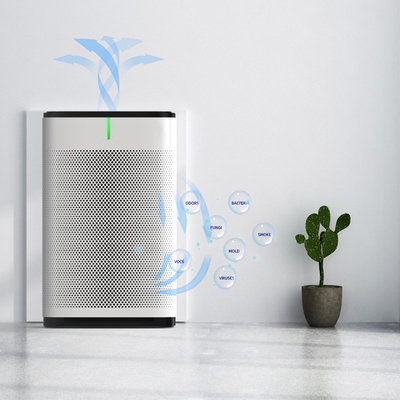 Negative Ion HEPA Filter Air Purifier Anion Air Cleaner With Night Light Timer