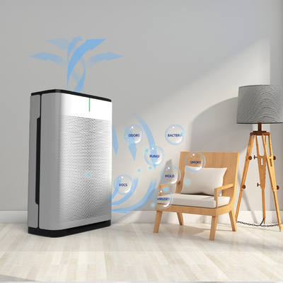 Negative Ion HEPA Filter Air Purifier Anion Air Cleaner With Night Light Timer
