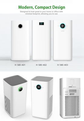 Household HEPA Home Air Purifier 5 Fans Speeds Minimal Footprint